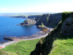 Cliffs overlooking Port Moon looking towards Dunseverik
